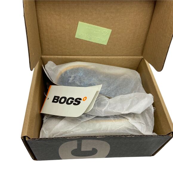 Bogs Shoes Outdoor Play Baby Kicker Mid Shark Blue Round Toe Hook Loop Size 5 - Picture 5 of 7